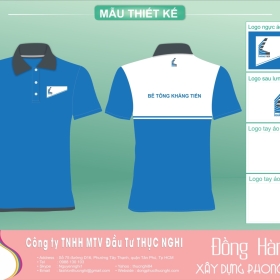 ÁO THUN ĐỒNG PHỤC CTY KHẲNG TIẾN